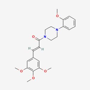 1-(o-Methoxyphenyl)-4-(3,4,5-trimethoxycinnamoyl)-piperazine