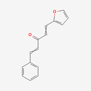 molecular formula C15H12O2 B1621496 1-(Furan-2-yl)-5-phenylpenta-1,4-dien-3-one CAS No. 79629-20-2