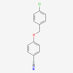 molecular formula C14H10ClNO B1621502 4-[(4-Chlorophenyl)methoxy]benzonitrile CAS No. 79185-31-2