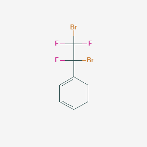 molecular formula C8H5Br2F3 B1621506 (1,2-Dibromo-1,2,2-trifluoroethyl)benzene CAS No. 40193-72-4