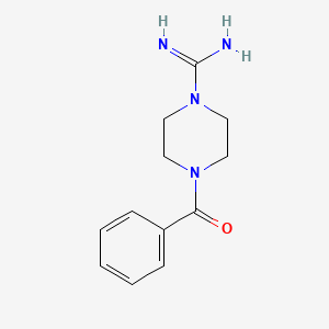 molecular formula C12H16N4O B1621515 4-Benzoylpiperazine-1-carboximidamide CAS No. 61887-54-5