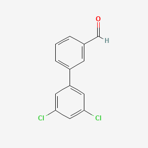 molecular formula C13H8Cl2O B1621517 3-(3,5-Dichlorophenyl)benzaldehyde CAS No. 656305-82-7