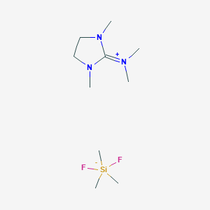 molecular formula C10H25F2N3Si B1621518 2-Dimethylamino-1,3-dimethylimidazolinium trimethyldifluorosilikonate CAS No. 479024-67-4