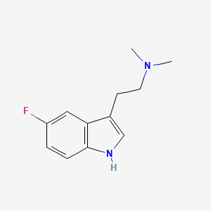 molecular formula C12H15FN2 B1621530 5-Fluoro-N,N-dimethyltryptamine CAS No. 22120-36-1