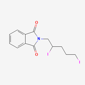 molecular formula C13H13I2NO2 B1621533 1H-Isoindole-1,3(2H)-dione, 2-(2,5-diiodopentyl)- CAS No. 26116-11-0