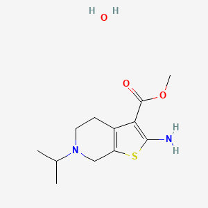 molecular formula C12H20N2O3S B1621536 Methyl 2-amino-6-isopropyl-4,5,6,7-tetrahydrothieno[2,3-c]pyridine-3-carboxylate hydrate CAS No. 1049734-91-9