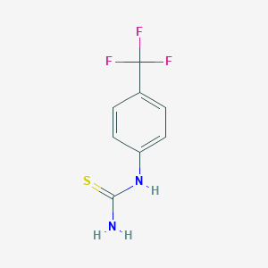 molecular formula C8H7F3N2S B162154 [4-(Trifluoromethyl)phenyl]thiourea CAS No. 1736-72-7