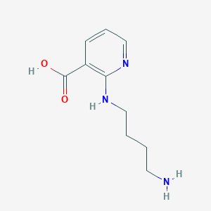 molecular formula C10H15N3O2 B1621540 2-(4-AMINO-BUTYLAMINO)-NICOTINIC ACID CAS No. 904813-60-1