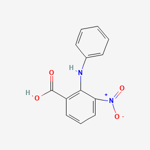molecular formula C13H10N2O4 B1621541 3-Nitro-2-(phenylamino)benzoic acid CAS No. 54420-95-0