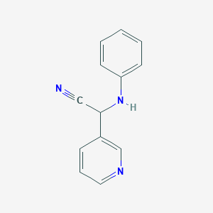 Phenylaminopyridin-3-ylacetonitrile
