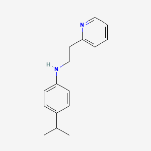 molecular formula C16H20N2 B1621548 N1-[2-(Pyridin-2-yl)ethyl]-4-isopropylaniline CAS No. 200060-83-9