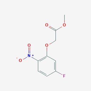 molecular formula C9H8FNO5 B1621575 2-(5-氟-2-硝基苯氧基)乙酸甲酯 CAS No. 116355-65-8