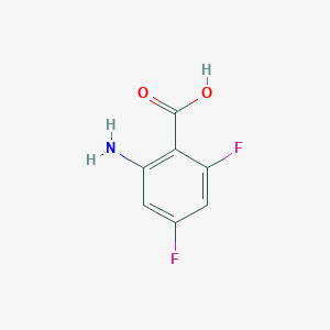 molecular formula C7H5F2NO2 B162158 2-Amino-4,6-difluorobenzoic acid CAS No. 126674-77-9