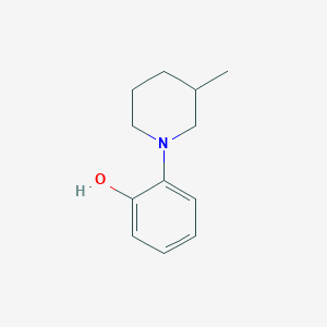 molecular formula C12H17NO B1621589 2-(3-Methylpiperidin-1-yl)phenol CAS No. 78864-00-3