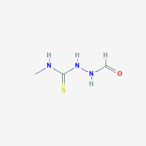 molecular formula C3H7N3OS B1621592 N-(methylcarbamothioylamino)formamide CAS No. 58064-52-1