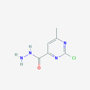 molecular formula C6H7ClN4O B1621594 2-Chloro-6-methylpyrimidine-4-carbohydrazide CAS No. 89598-84-5