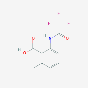 molecular formula C10H8F3NO3 B1621596 2-Methyl-6-[(2,2,2-trifluoroacetyl)amino]benzoic acid CAS No. 219865-79-9