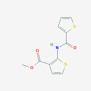 molecular formula C11H9NO3S2 B1621599 2-[(2-噻吩基羰基)氨基]噻吩-3-甲酸甲酯 CAS No. 271778-23-5