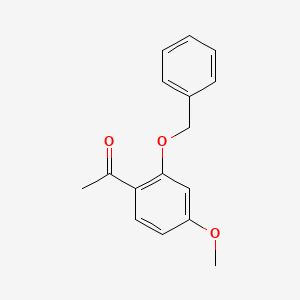 molecular formula C16H16O3 B1621600 1-[2-(Benzyloxy)-4-methoxyphenyl]ethan-1-one CAS No. 52249-86-2