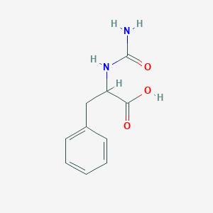 molecular formula C10H12N2O3 B1621609 2-[(氨基羰基)氨基]-3-苯基丙酸 CAS No. 37534-65-9