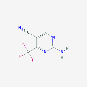 2-Amino-4-(trifluoromethyl)pyrimidine-5-carbonitrile