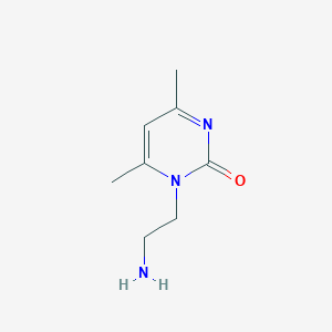 1-(2-aminoethyl)-4,6-dimethylpyrimidin-2(1H)-one