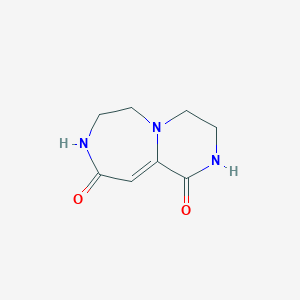3,4,7,8-Tetrahydropyrazino[1,2-d][1,4]diazepine-1,9(2H,6H)-dione
