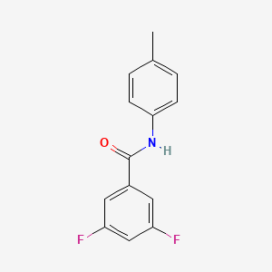 molecular formula C14H11F2NO B1621631 3,5-difluoro-N-(4-methylphenyl)benzamide CAS No. 746609-38-1