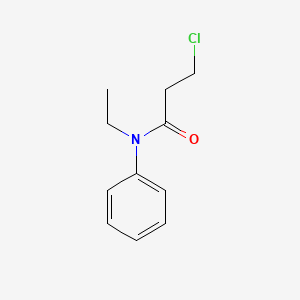 molecular formula C11H14ClNO B1621648 3-chloro-N-ethyl-N-phenylpropanamide CAS No. 100129-45-1