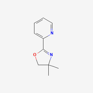 molecular formula C10H12N2O B1621664 Pyridine, 2-(4,5-dihydro-4,4-dimethyl-2-oxazolyl)- CAS No. 109660-12-0