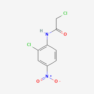 molecular formula C8H6Cl2N2O3 B1621665 2-chloro-N-(2-chloro-4-nitrophenyl)acetamide CAS No. 34004-41-6