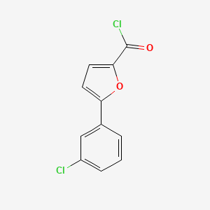 molecular formula C11H6Cl2O2 B1621669 5-(3-chlorophenyl)furan-2-carbonyl Chloride CAS No. 92973-26-7