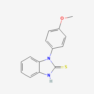 molecular formula C14H12N2OS B1621670 1-(4-Methoxy-phenyl)-1H-benzoimidazole-2-thiol CAS No. 26495-07-8