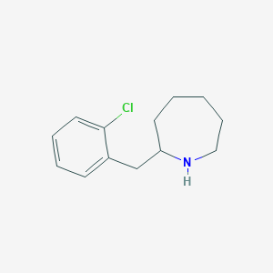 molecular formula C13H18ClN B1621672 2-[(2-Chlorophenyl)methyl]azepane CAS No. 68841-13-4