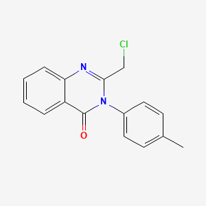 molecular formula C16H13ClN2O B1621673 2-(chloromethyl)-3-(4-methylphenyl)quinazolin-4(3H)-one CAS No. 22312-80-7