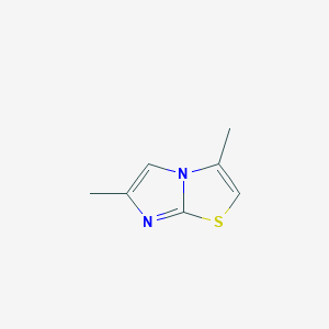 molecular formula C7H8N2S B1621674 3,6-Dimethylimidazo[2,1-b]thiazole CAS No. 25944-60-9