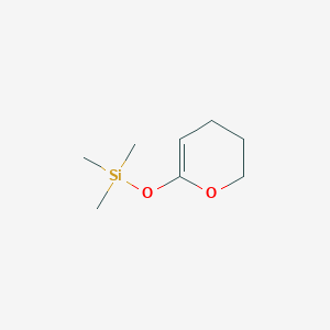 molecular formula C8H16O2Si B1621679 3,4-Dihydro-6-(trimethylsilyloxy)-2H-pyran CAS No. 71309-70-1