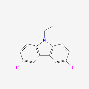 molecular formula C14H11I2N B1621684 9-Ethyl-3,6-diiodocarbazole CAS No. 57103-07-8
