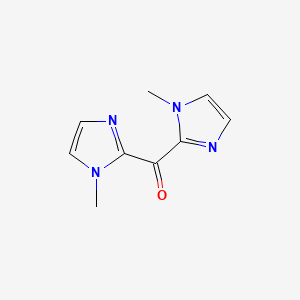 molecular formula C9H10N4O B1621699 Bis(1-methyl-1H-imidazol-2-yl)methanone CAS No. 62366-40-9