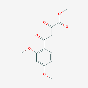 molecular formula C13H14O6 B1621706 Methyl 4-(2,4-dimethoxyphenyl)-2,4-dioxobutanoate CAS No. 39757-32-9