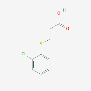 molecular formula C9H9ClO2S B1621712 3-(2-Chloro-phenylsulfanyl)-propionic acid CAS No. 99585-16-7