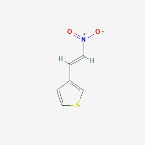 molecular formula C6H5NO2S B1621723 3-(2-Nitrovinyl)thiophene CAS No. 110143-52-7