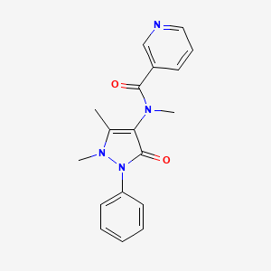 N-(2,3-Dihydro-1,5-dimethyl-3-oxo-2-phenyl-1H-pyrazol-4-yl)-N-methylnicotinamide