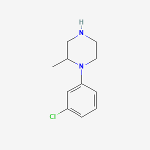 1-(3-Chlorophenyl)-2-methylpiperazine