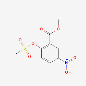 Methyl 2-((methylsulphonyl)oxy)-5-nitrobenzoate