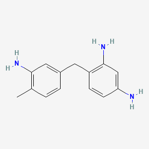 4-[(3-Amino-4-methylphenyl)methyl]benzene-1,3-diamine