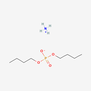 molecular formula C8H19O4P.H3N<br>C8H22NO4P B1621754 Ammonium dibutyl phosphate CAS No. 38491-08-6