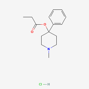 1-Methyl-4-phenyl-4-propionoxypiperidine hydrochloride