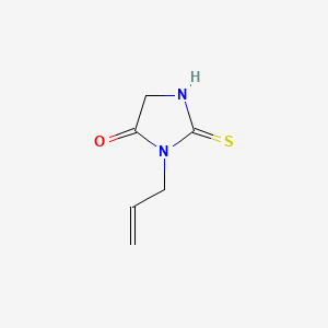 molecular formula C6H8N2OS B1621758 Hydantoin, 3-allyl-2-thioxo- CAS No. 2010-16-4