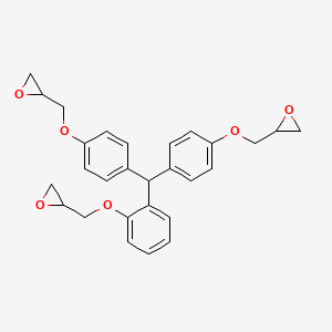 molecular formula C28H28O6 B1621760 Bis(4-glycidyloxyphenyl)-(2-glycidyloxyphenyl)methane CAS No. 67786-03-2